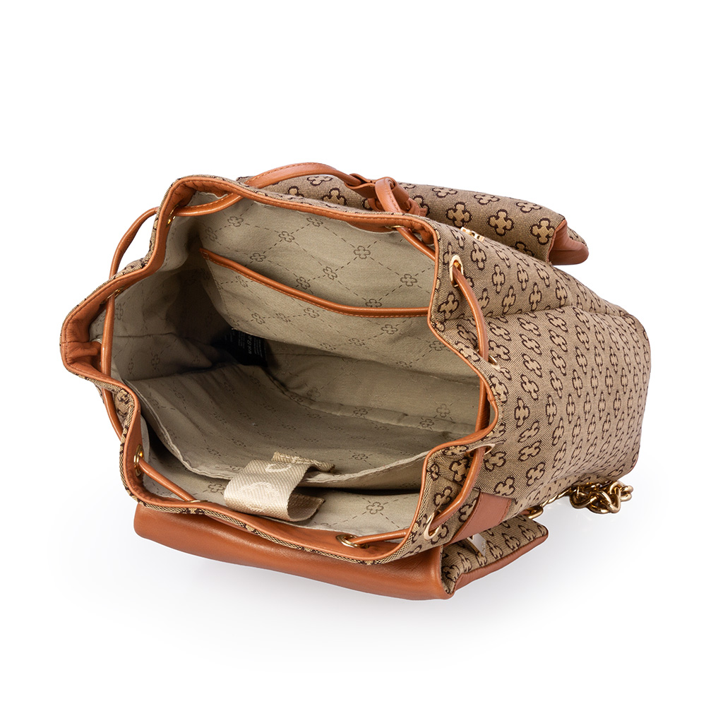 MOCHILA FEMININA CARAMELO MONOGRAMA image number 4