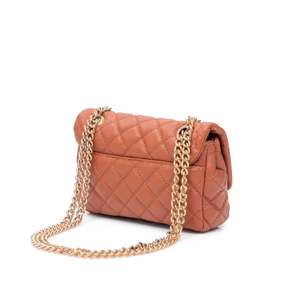 BOLSA PEQUENA COURO CARAMELO OLIVIA image number 2