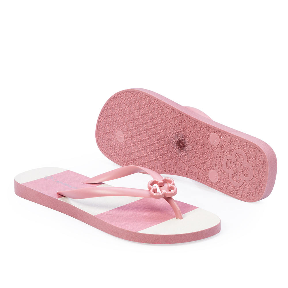 KIT CHINELO DE DEDO ROSA + CAPA DE CADEIRA PRAIA VIRA BOLSA image number 2