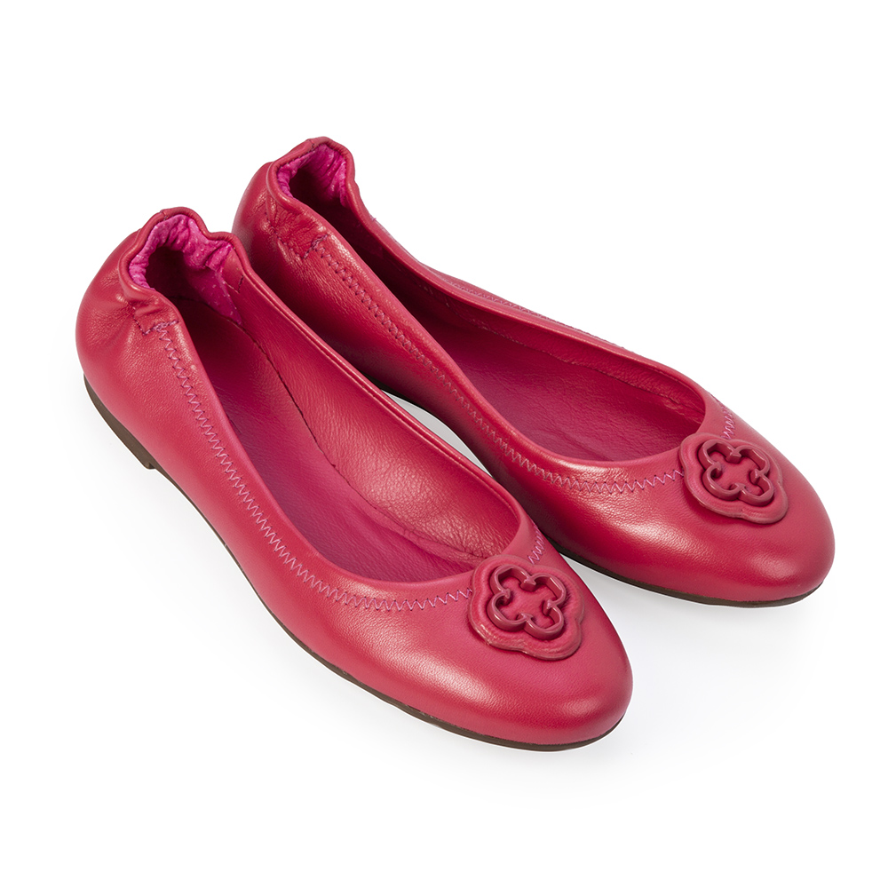 SAPATILHA INFANTIL DE COURO ROSA MAGN&Oacute;LIA CATHERINE image number 1