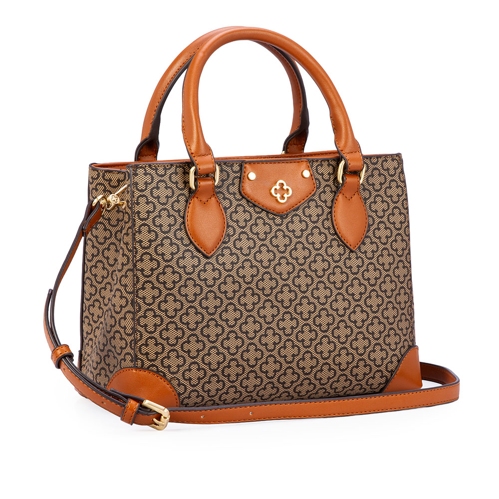 BOLSA M&Eacute;DIA CARAMELO MONOGRAMA TOTE image number 3