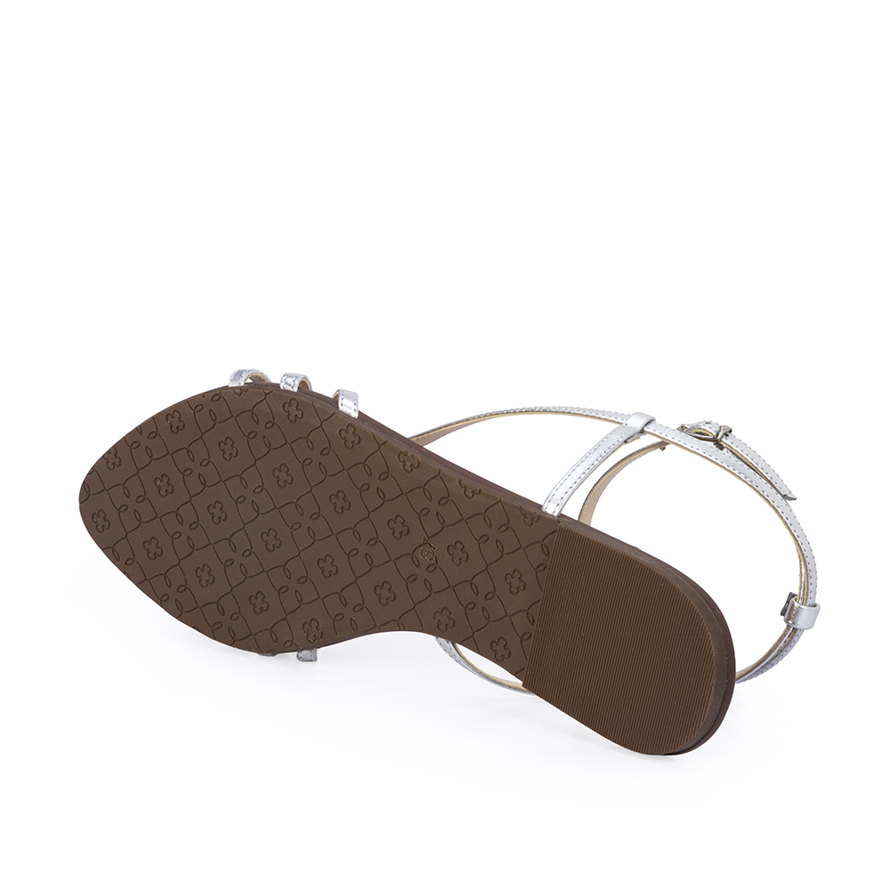 SANDÁLIA RASTEIRA COURO PRATA image number 3