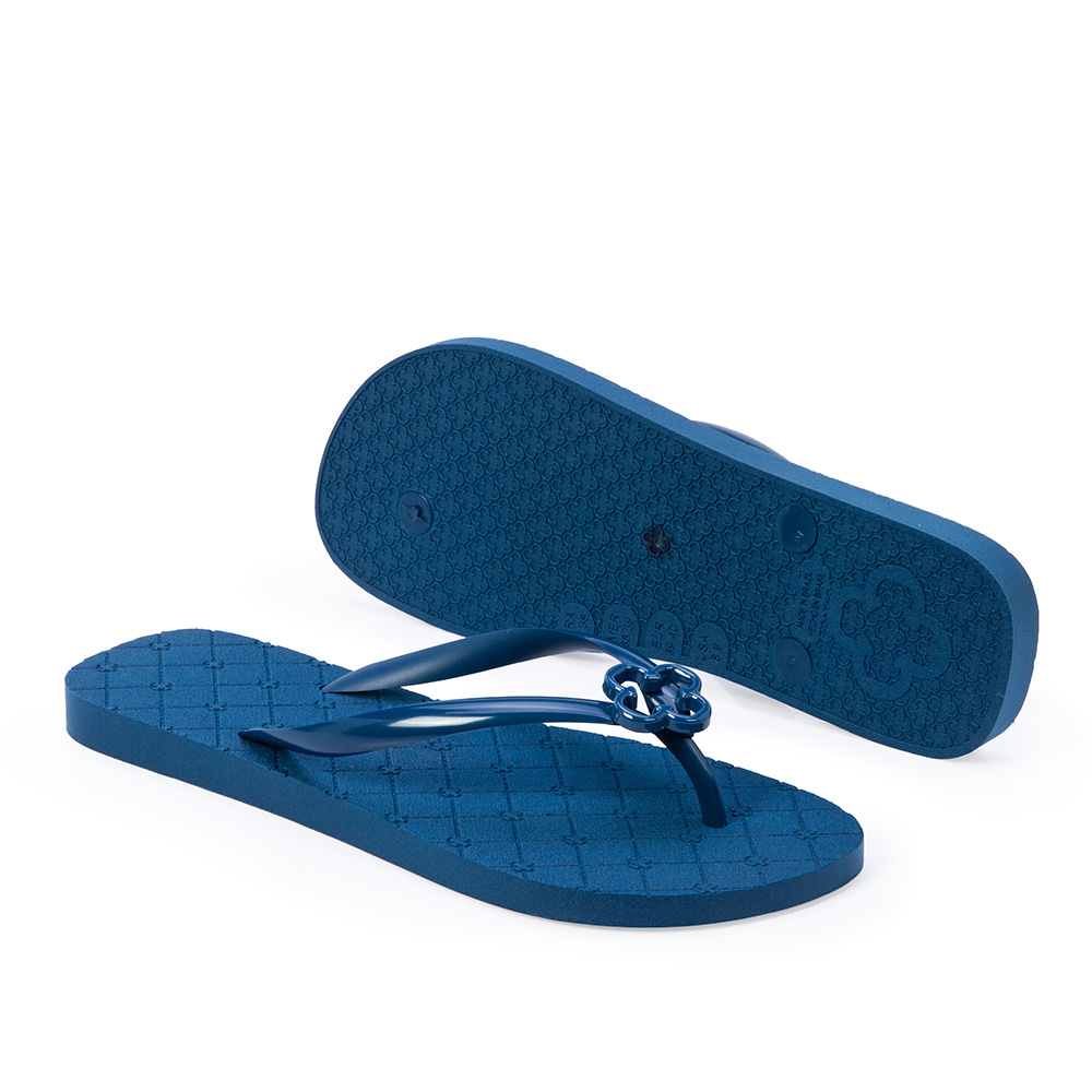 CHINELO DE DEDO MONOGRAMA AZUL DENIM image number 3