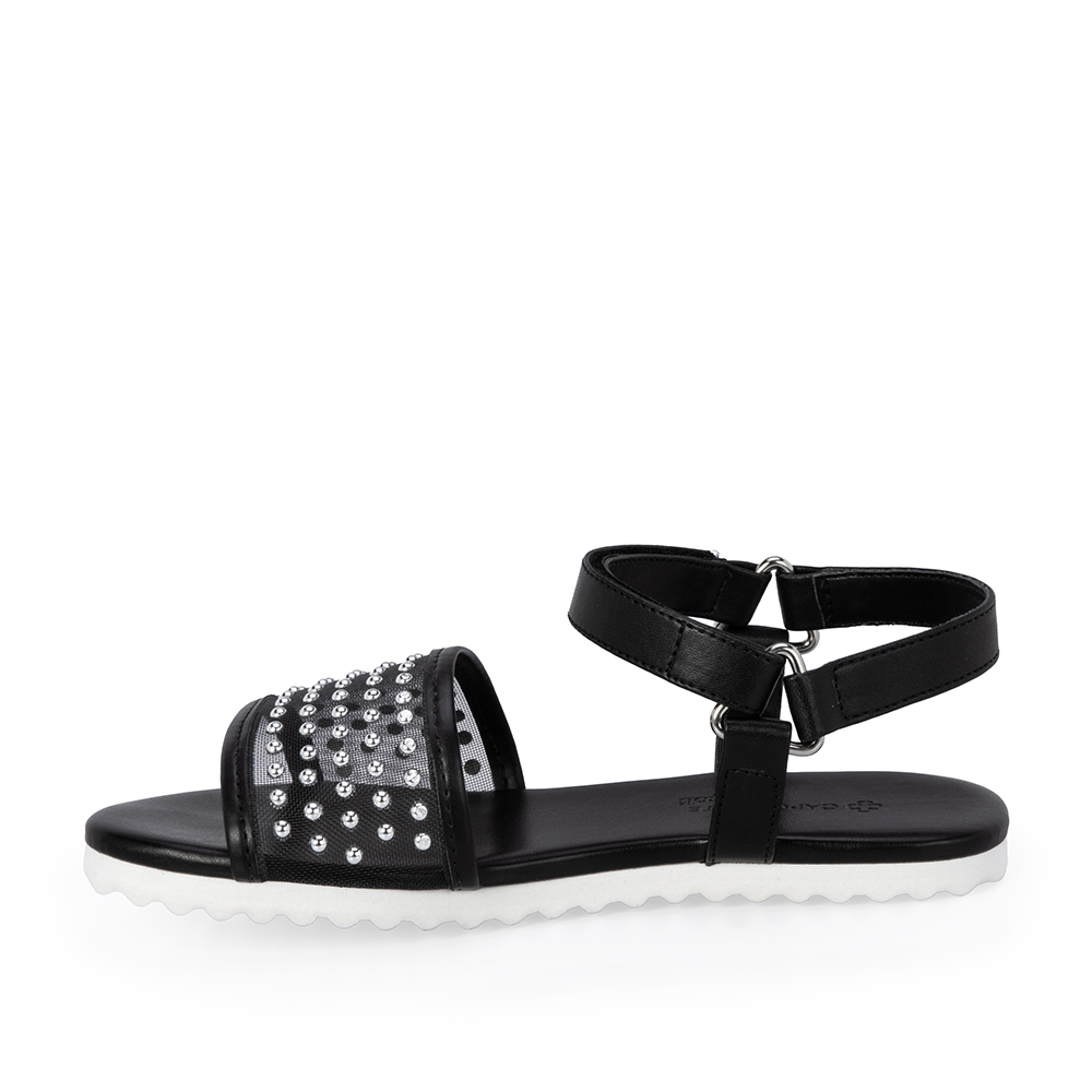 SAND&Aacute;LIA INFANTIL PRETA TELA image number 2