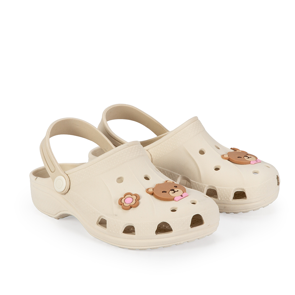 CLOG INFANTIL OFF WHITE + 1 PAR  DE MEIAS OLLIE image number 1