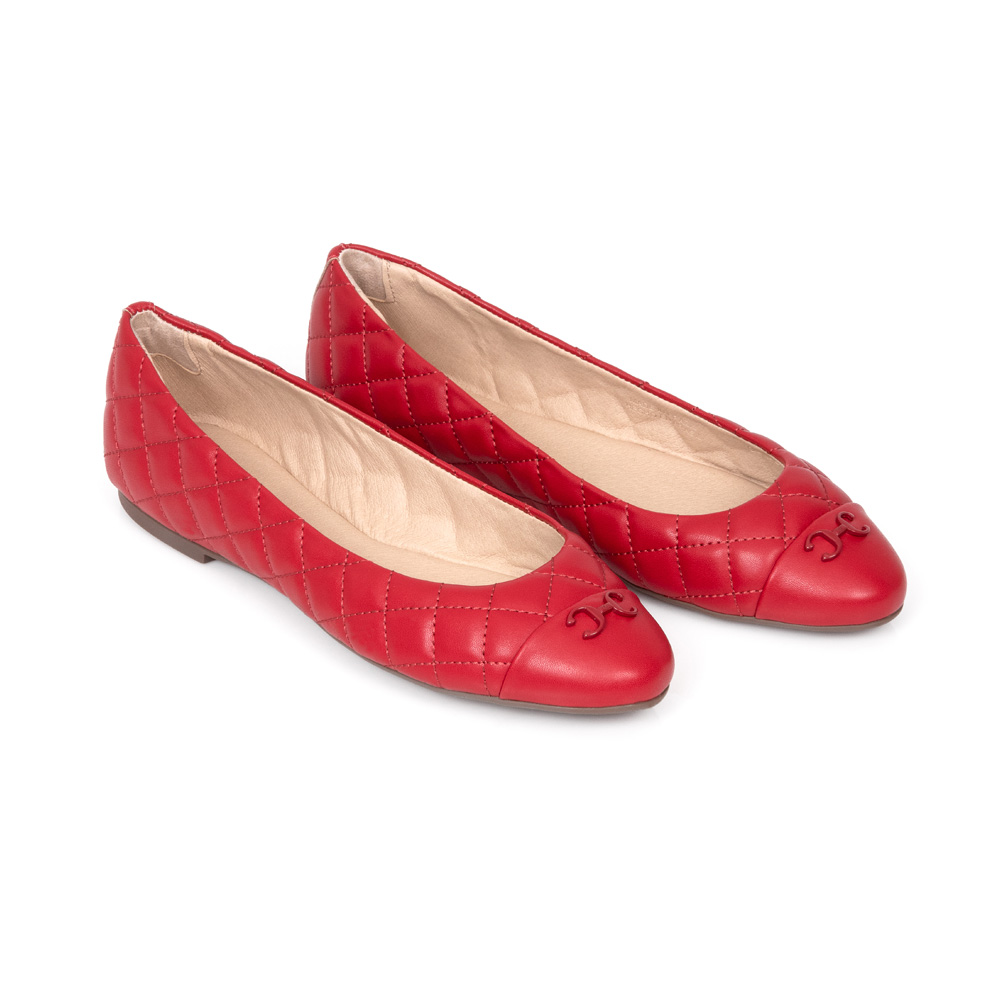 SAPATILHA VERMELHO MERLOT MATELASS&Ecirc; image number 1