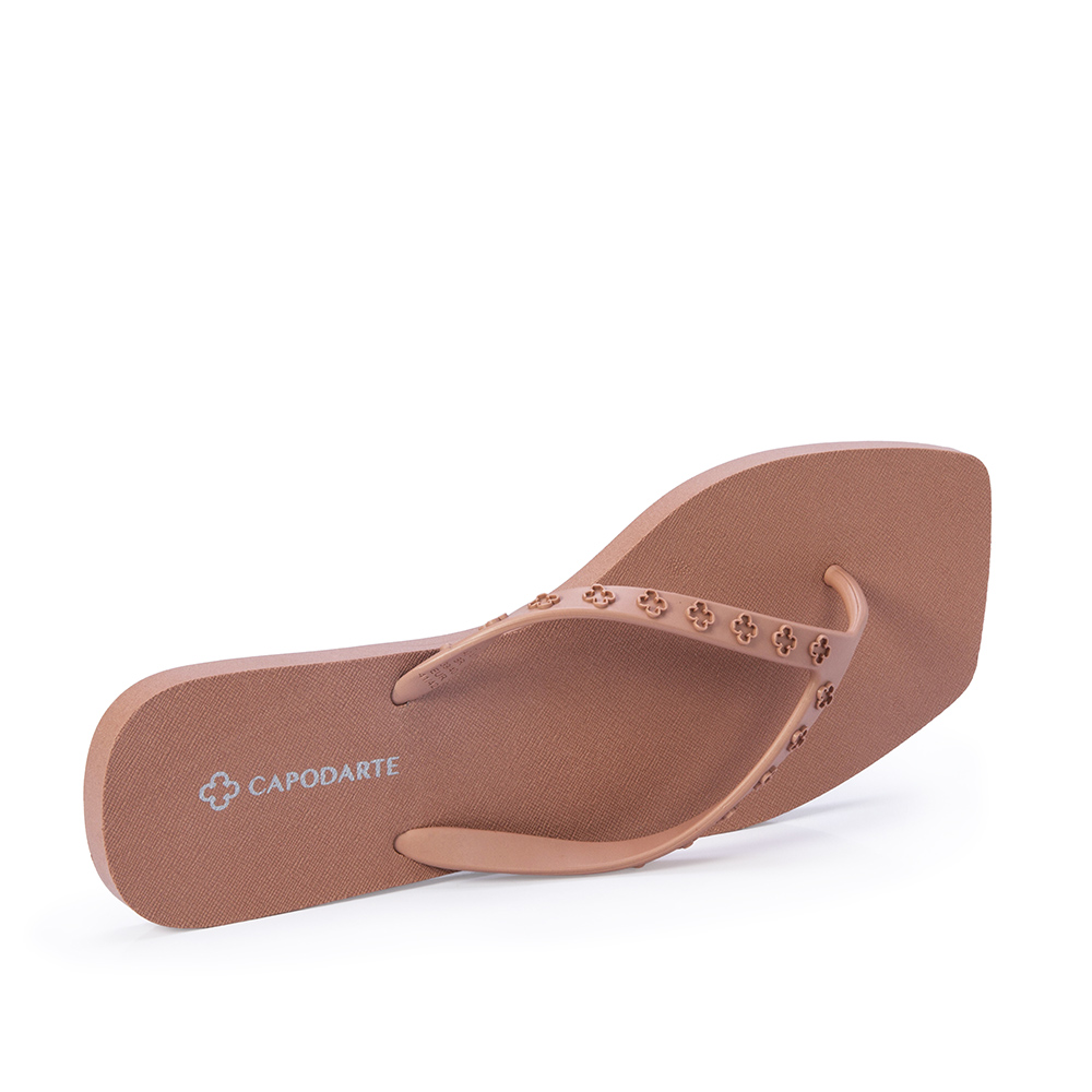 CHINELO DE DEDO BICO QUADRADO ROSA MALVA TIRAS MONOGRAMA image number 2