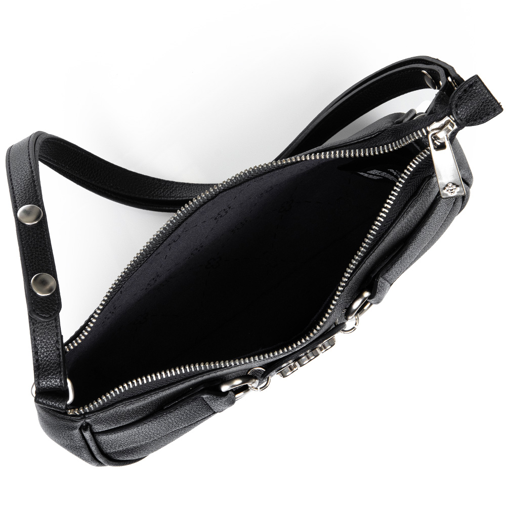 BOLSA BAGUETE PRETA image number 4