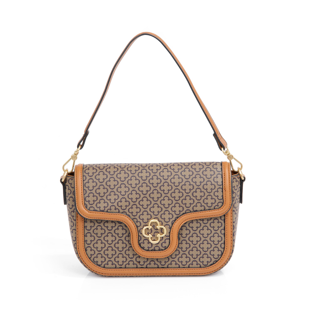 BOLSA SHOULDER BAG CARAMELO MONOGRAMA ALÇA GORGURÃO image number 0