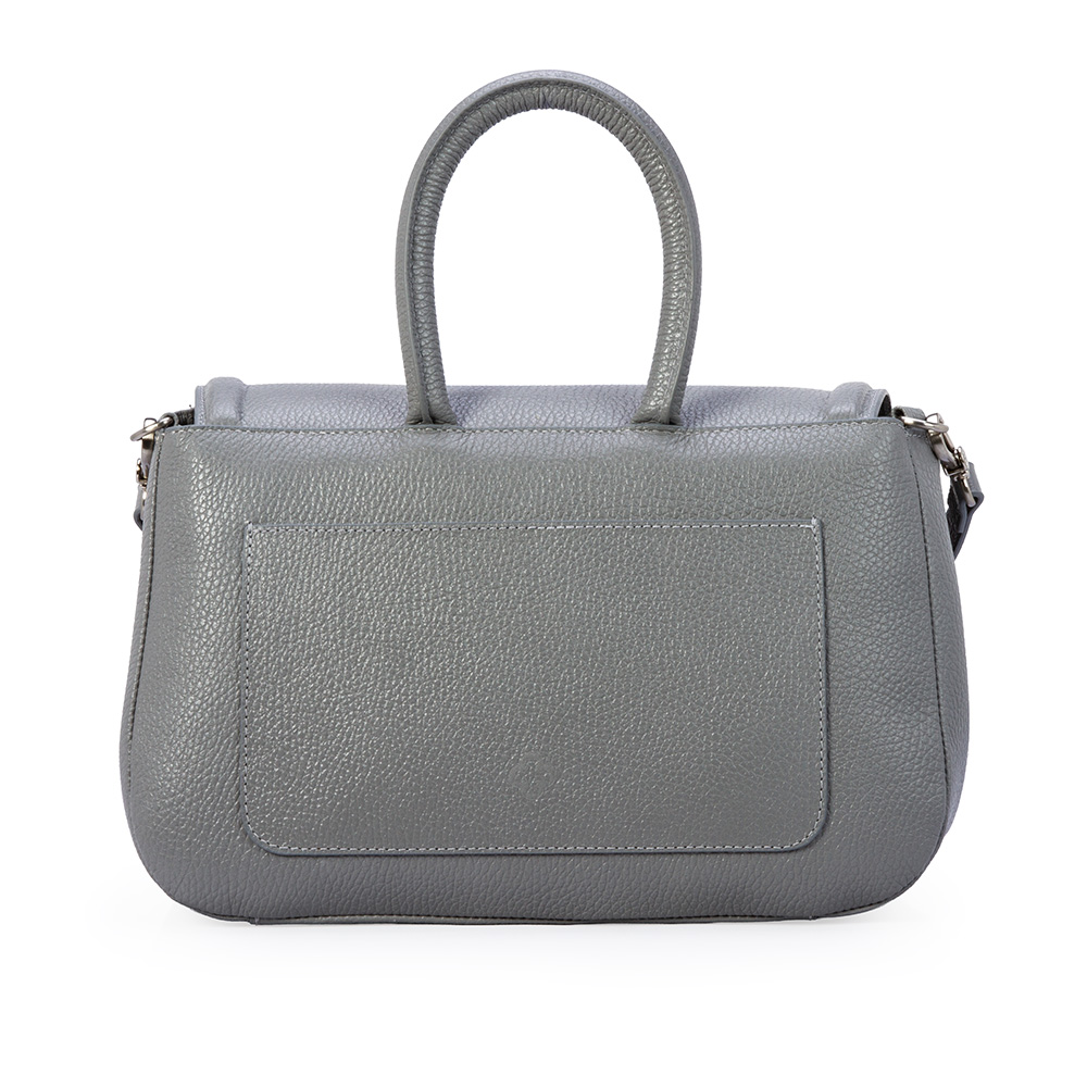 BOLSA TIRACOLO CINZA CARBONO DE COURO TOTE image number 2