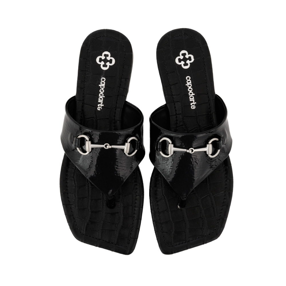 CHINELO RASTEIRO SOFT GLOSSY PRETO image number 4