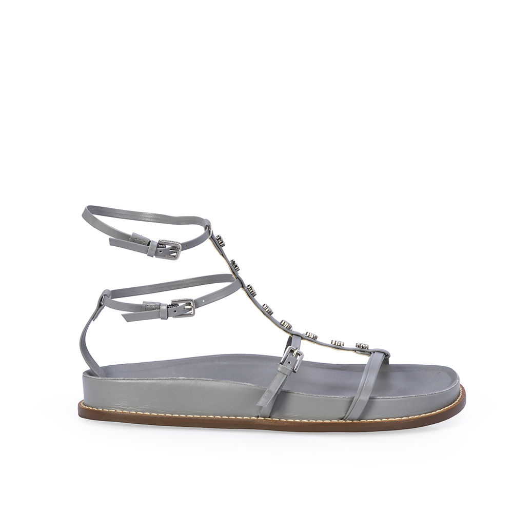 SAND&Aacute;LIA COURO AZUL CARBONO image number 0