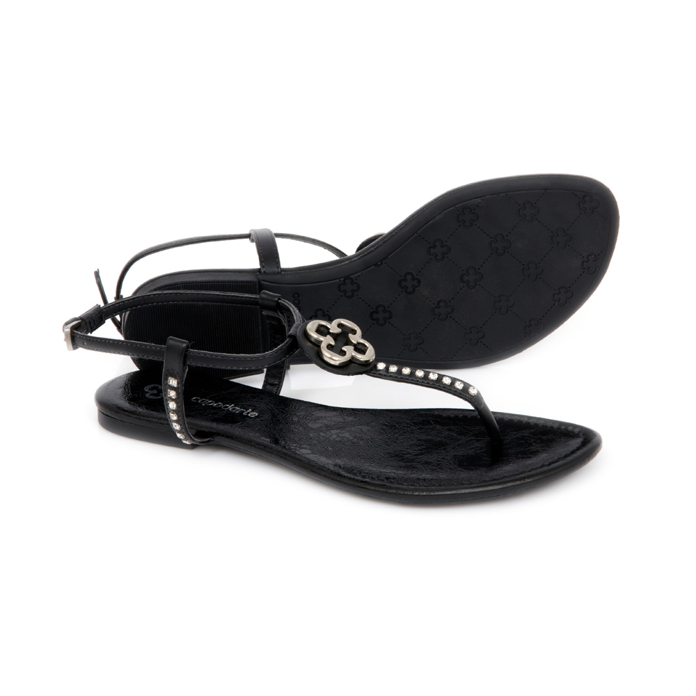 SANDÁLIA RASTEIRA PRETA image number 3