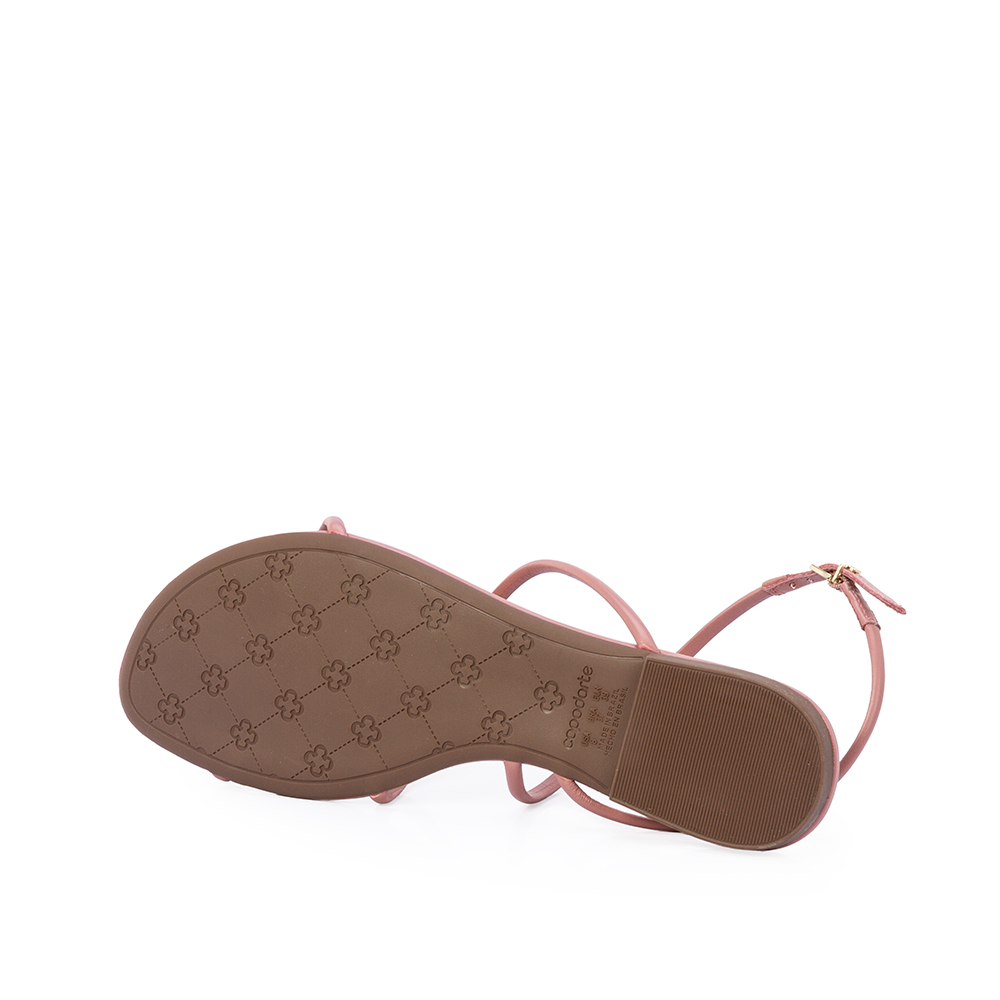 SAND&Aacute;LIA RASTEIRA ROSA MALVA DE COURO image number 3