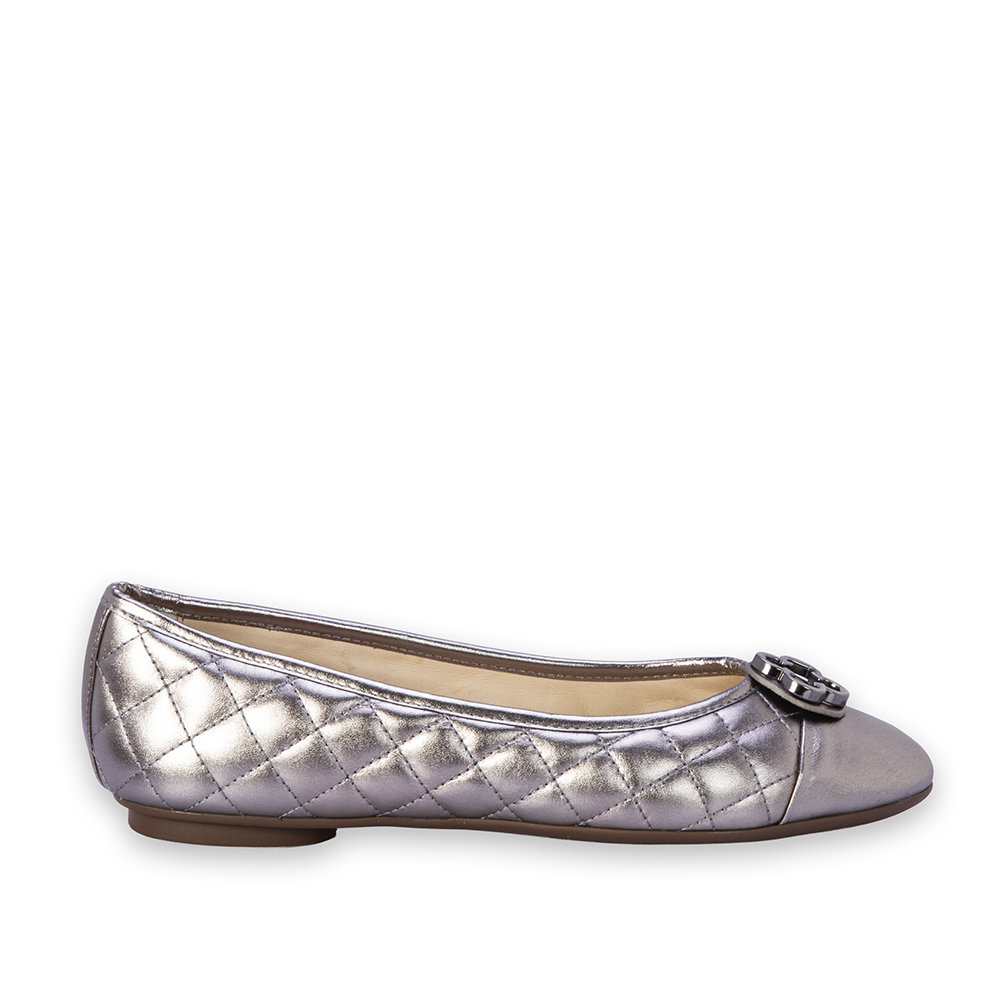 SAPATILHA CATHERINE MODERNIT&Aacute; CINZA PEWTER COURO MATELASS&Ecirc; image number 0