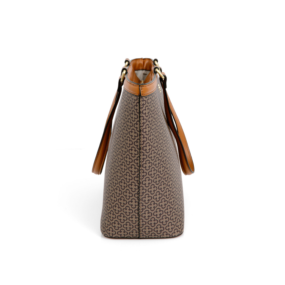 BOLSA GRANDE BEGE MONOGRAMA SHOPPER image number 1