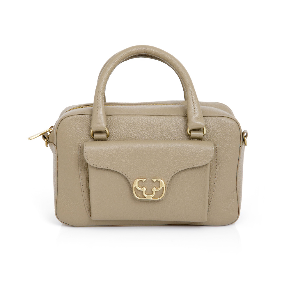 BOLSA TOTE DE COURO VERDE ALBERO image number 0