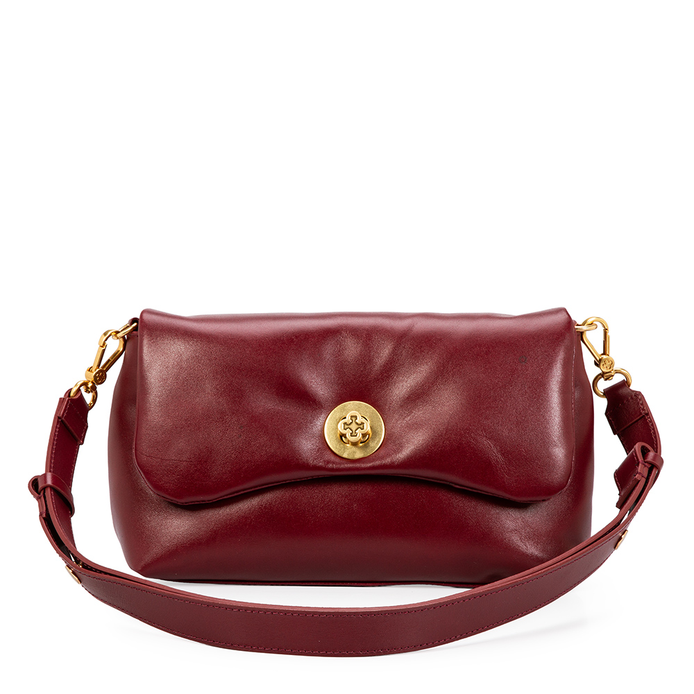 BOLSA SHOULDER BAG COURO AMARONE image number 3
