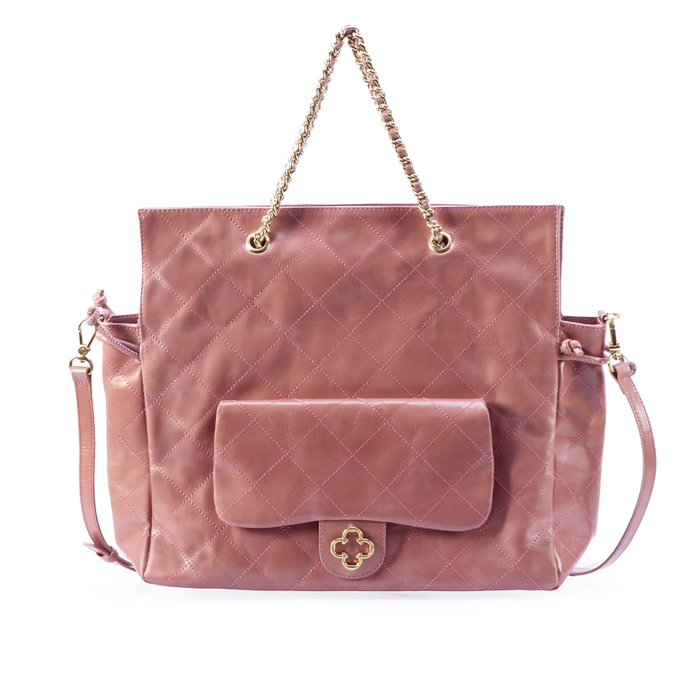 BOLSA HOBO COURO MALVA image number 0