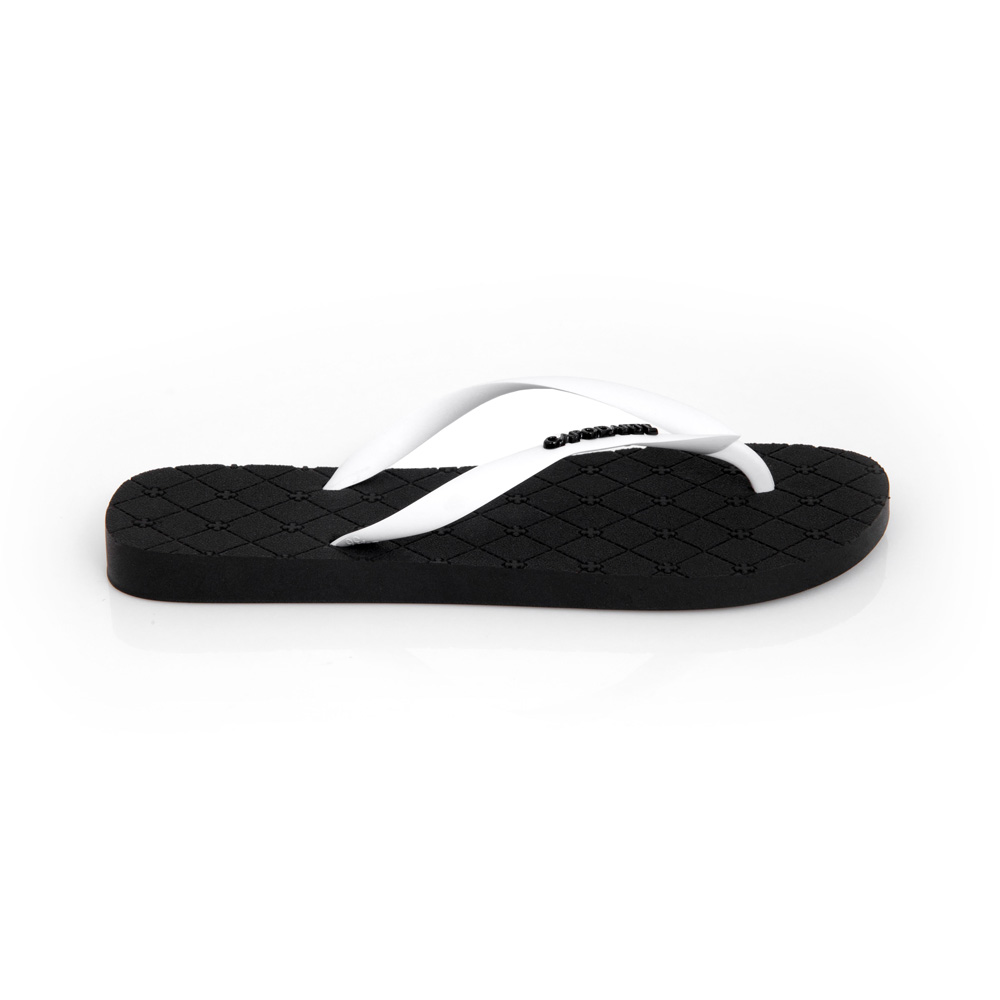 CHINELO DE DEDO MONOGRAMA BRANCO E PRETO image number 0