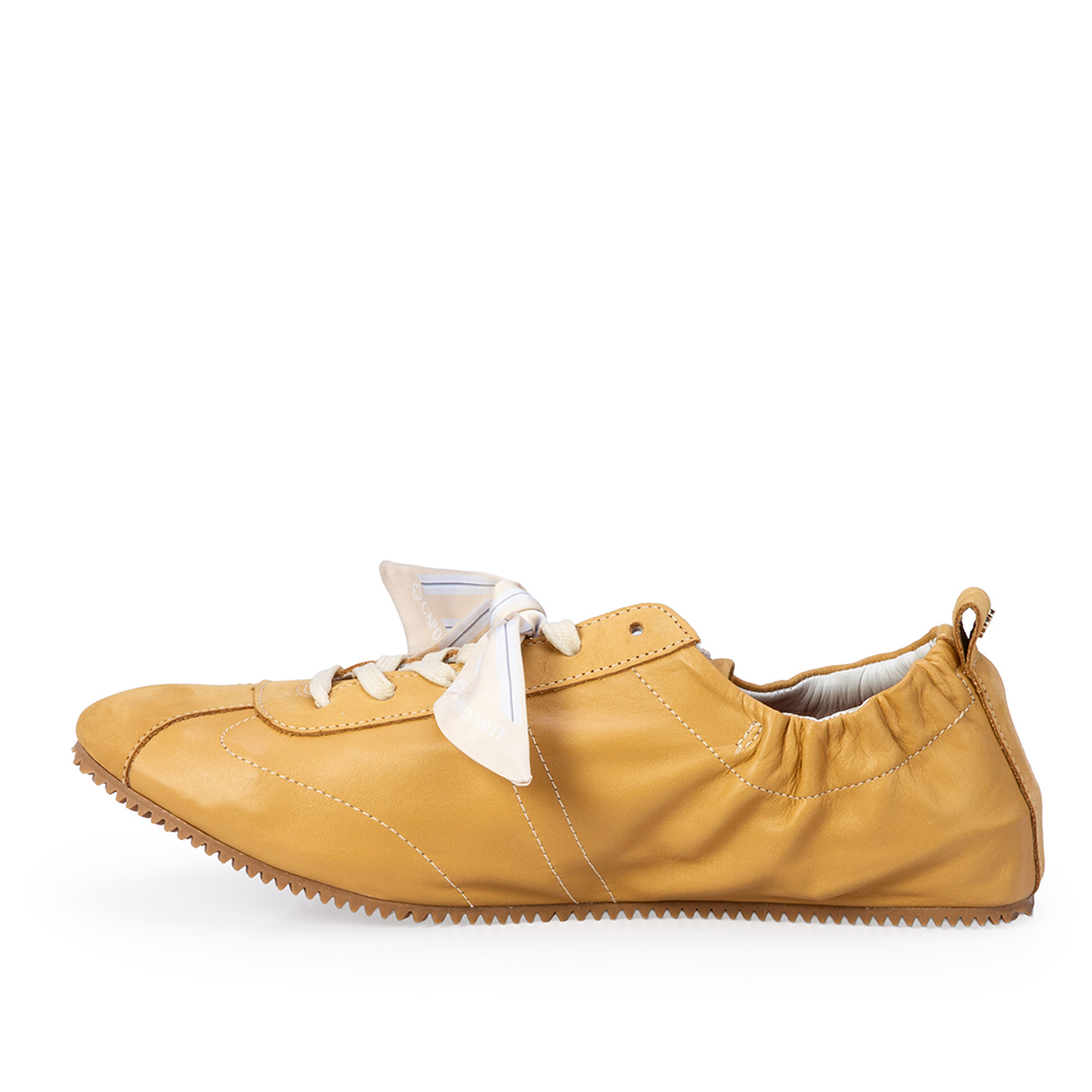 T&Ecirc;NIS FEMININO BEGE SAVANA COURO BALLERINA SNEAKERS + LEN&Ccedil;O image number 2