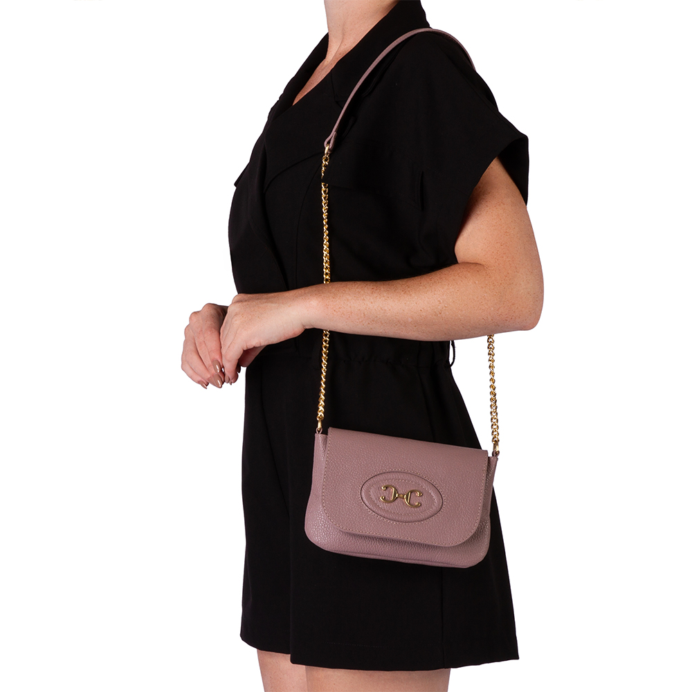 BOLSA TIRACOLO ROSE COURO image number 1