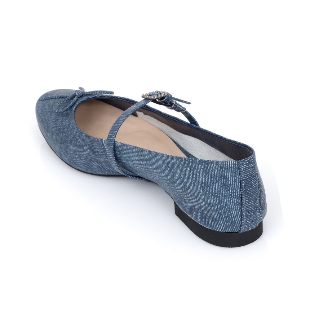 SAPATILHA DENIM COURO MARINHO AZURRO image number 2